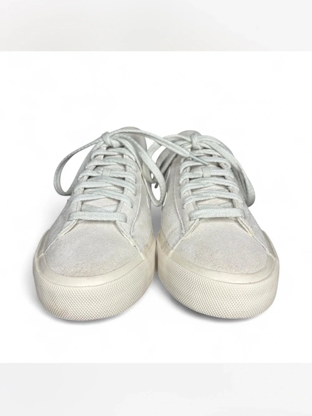 Veja Campo Suede Sneakers Women's 8 Beige/Natural White Lace Up